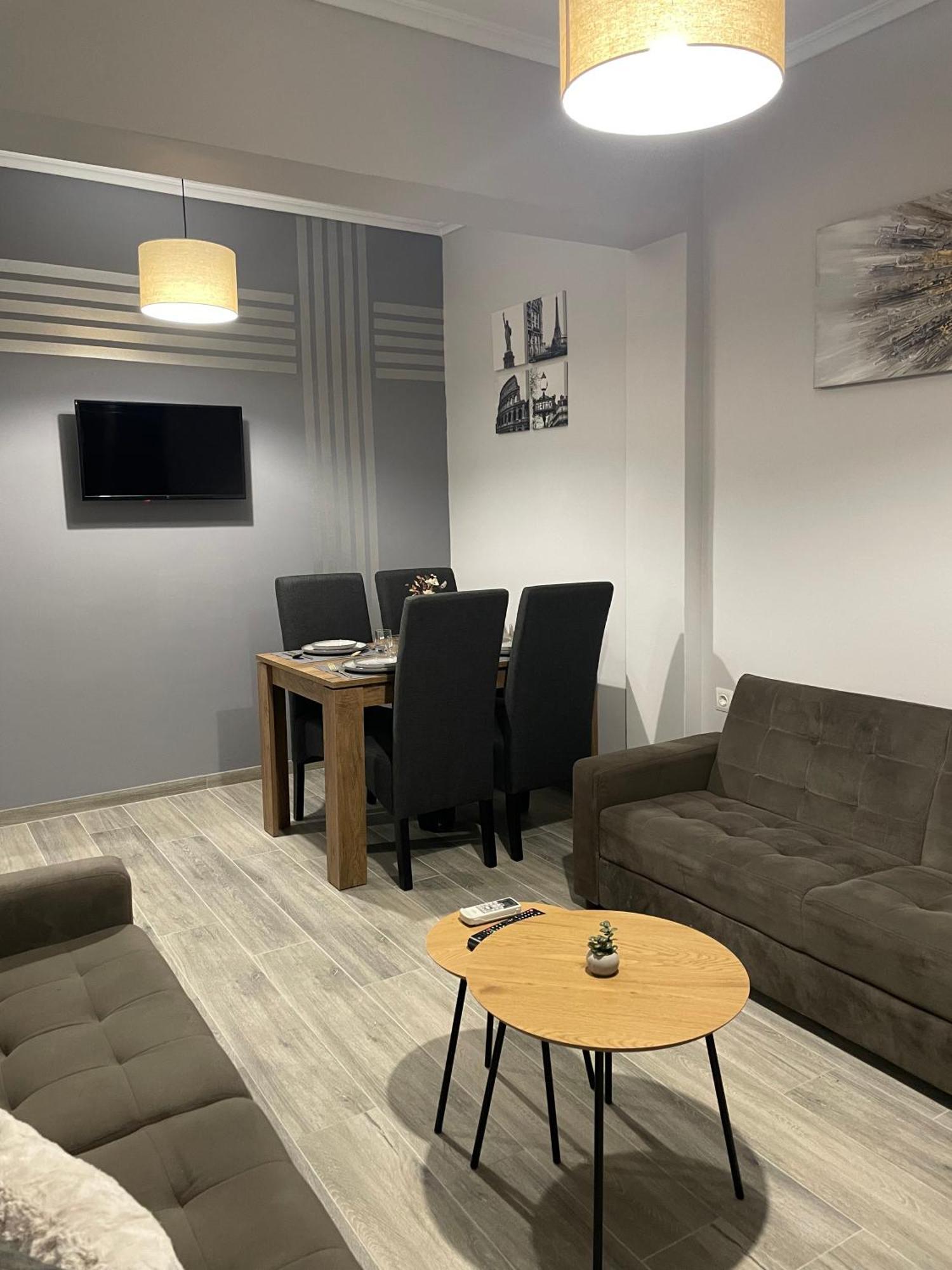 Dt Luxury Apartment Néa Péramos Eksteriør billede